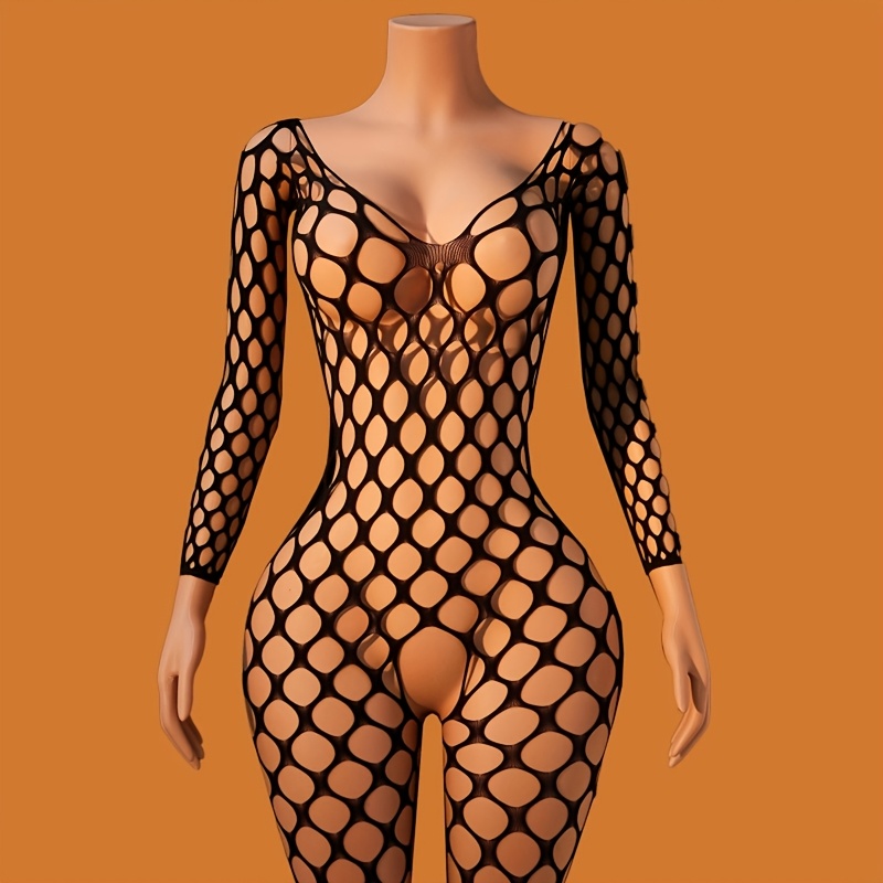 3-częściowy zestaw: seksowne b – Bodystocking Fishnet recenzja i cena