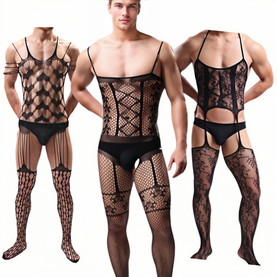 Męskie body, rajstopy kabaretk – Bodystocking Fishnet recenzja i cena