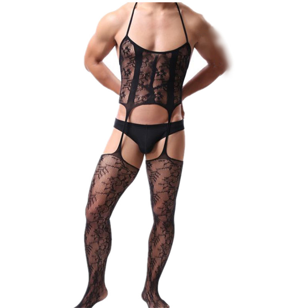 Męskie body, rajstopy kabaretk – Bodystocking Fishnet recenzja i cena