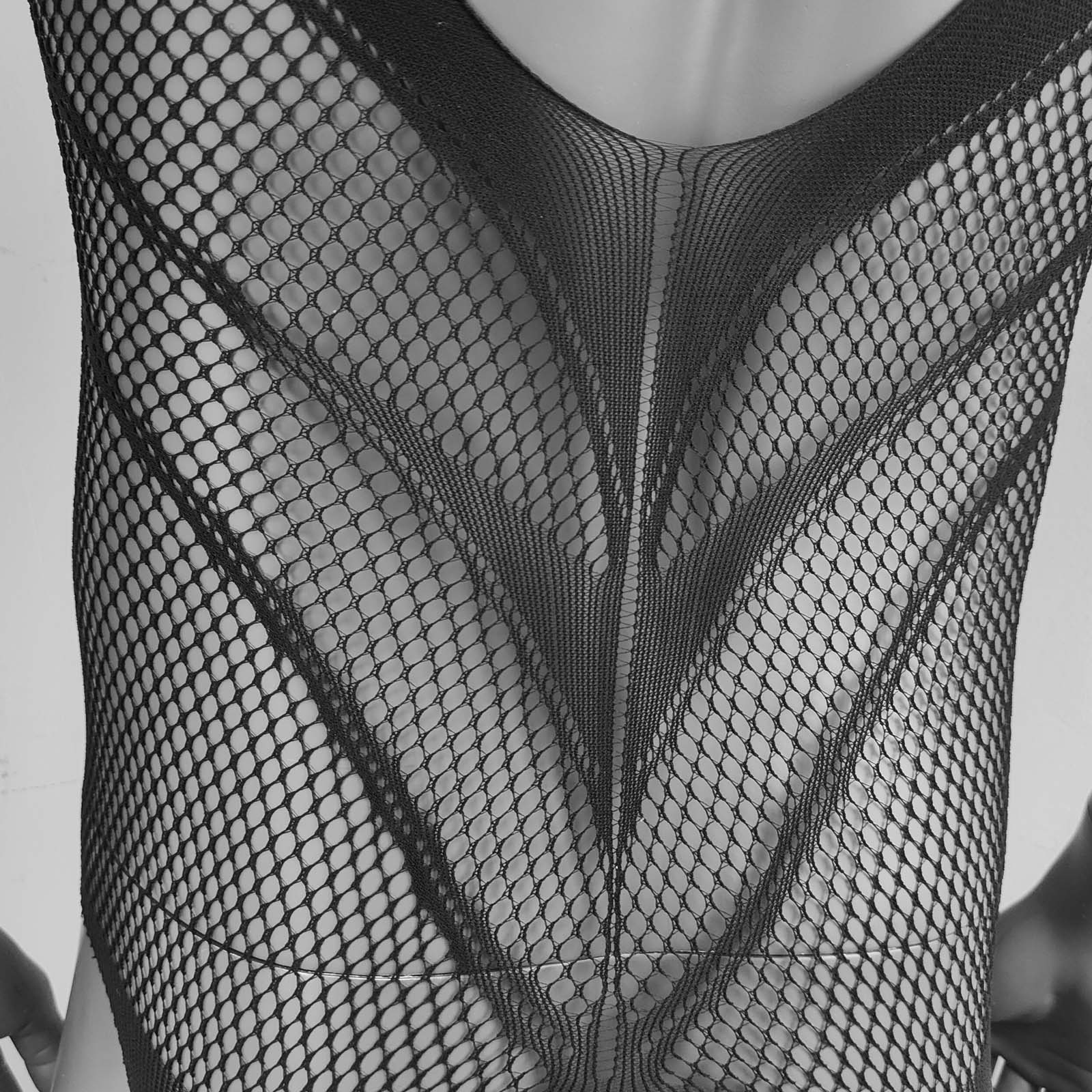CLEVER-MENMODE mężczyźni sekso – Bodystocking Fishnet recenzja i cena