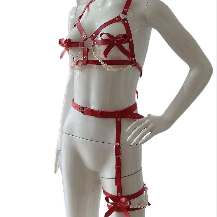 Seksowny Skórzany Zestaw Uprzą – Garter Belt Set recenzja i cena
